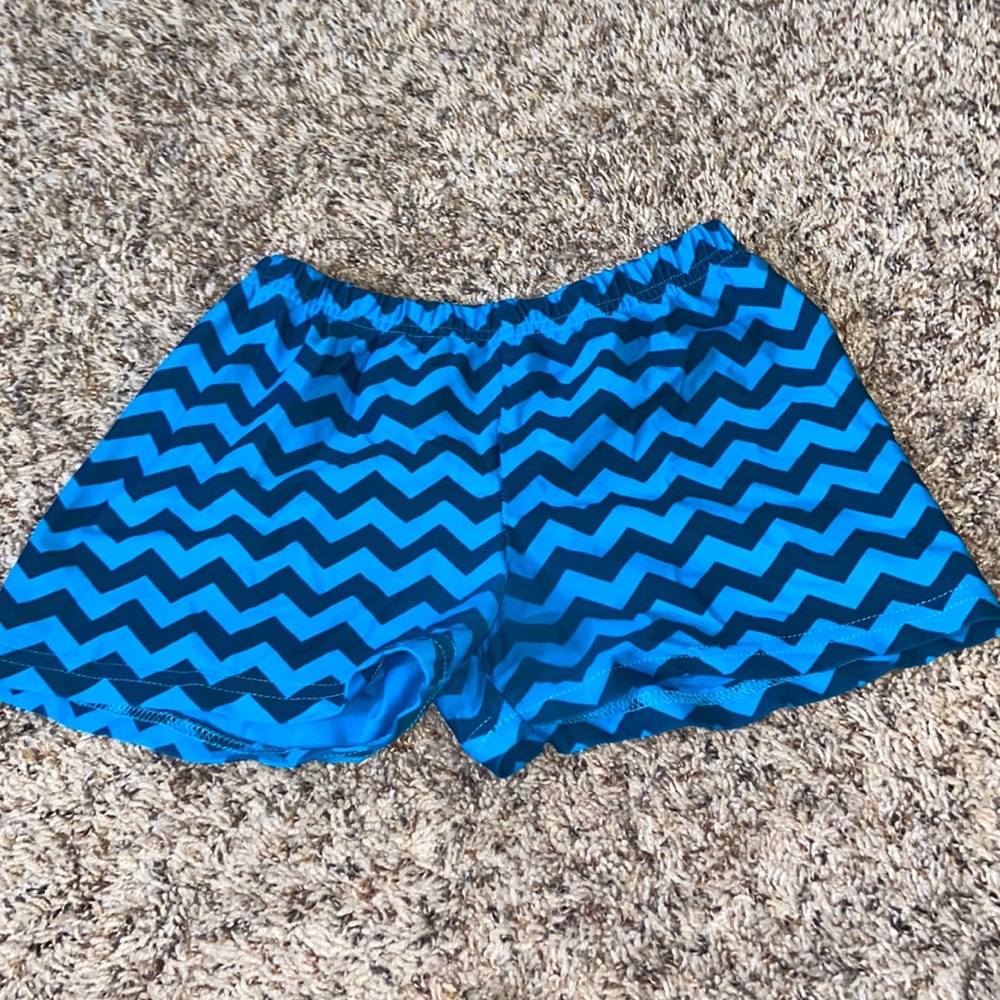 Chevron Spandex Dance Shorts